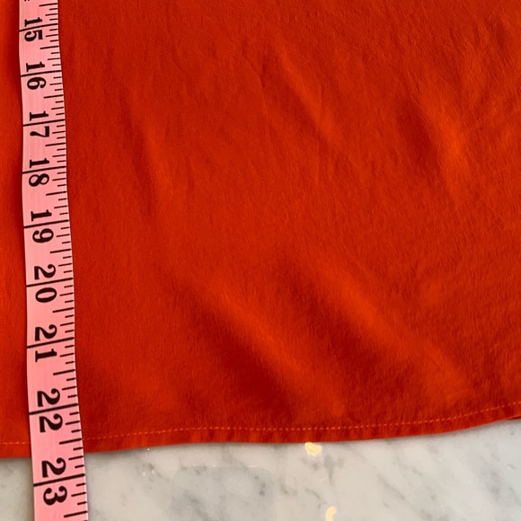 Rouie vintage silk T in orange size S - Picture 11 of 11